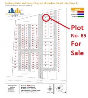 Plot No. 65 near club house available for sale in Dholera 